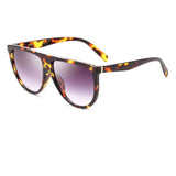 Oversized Square Sunglasses Women Designer Brand Big one uv400 transparent Frame