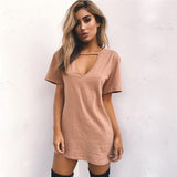 Women Summer T-Shirt   Casual Loose Short Sleeve