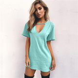 Women Summer T-Shirt   Casual Loose Short Sleeve