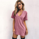 Women Summer T-Shirt   Casual Loose Short Sleeve