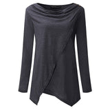 Pregnant Women Shirts  Autumn Long Sleeve O Neck Blouses Tops