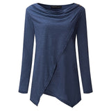 Pregnant Women Shirts  Autumn Long Sleeve O Neck Blouses Tops