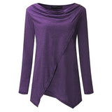 Pregnant Women Shirts  Autumn Long Sleeve O Neck Blouses Tops